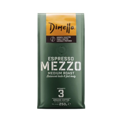 ΚΑΦΕΣ DIMELLO MEZZO ΑΛΕΣΜΕΝΟΣ 250gr ΚΑΦΕΣ DIMELLO MEZZO ΑΛΕΣΜΕΝΟΣ 250gr